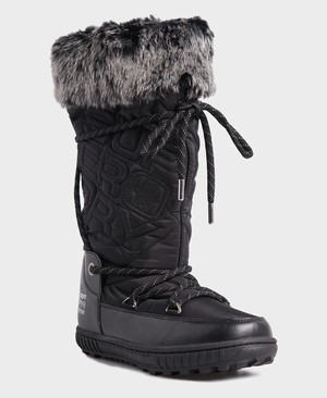 Superdry Stealth Snow Női Cipő Fekete | XVFPE0987